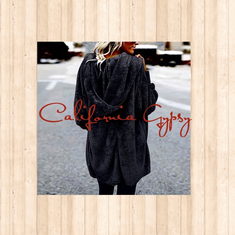 Teddy Bear Hoodie Coat - Picture 7 of 12